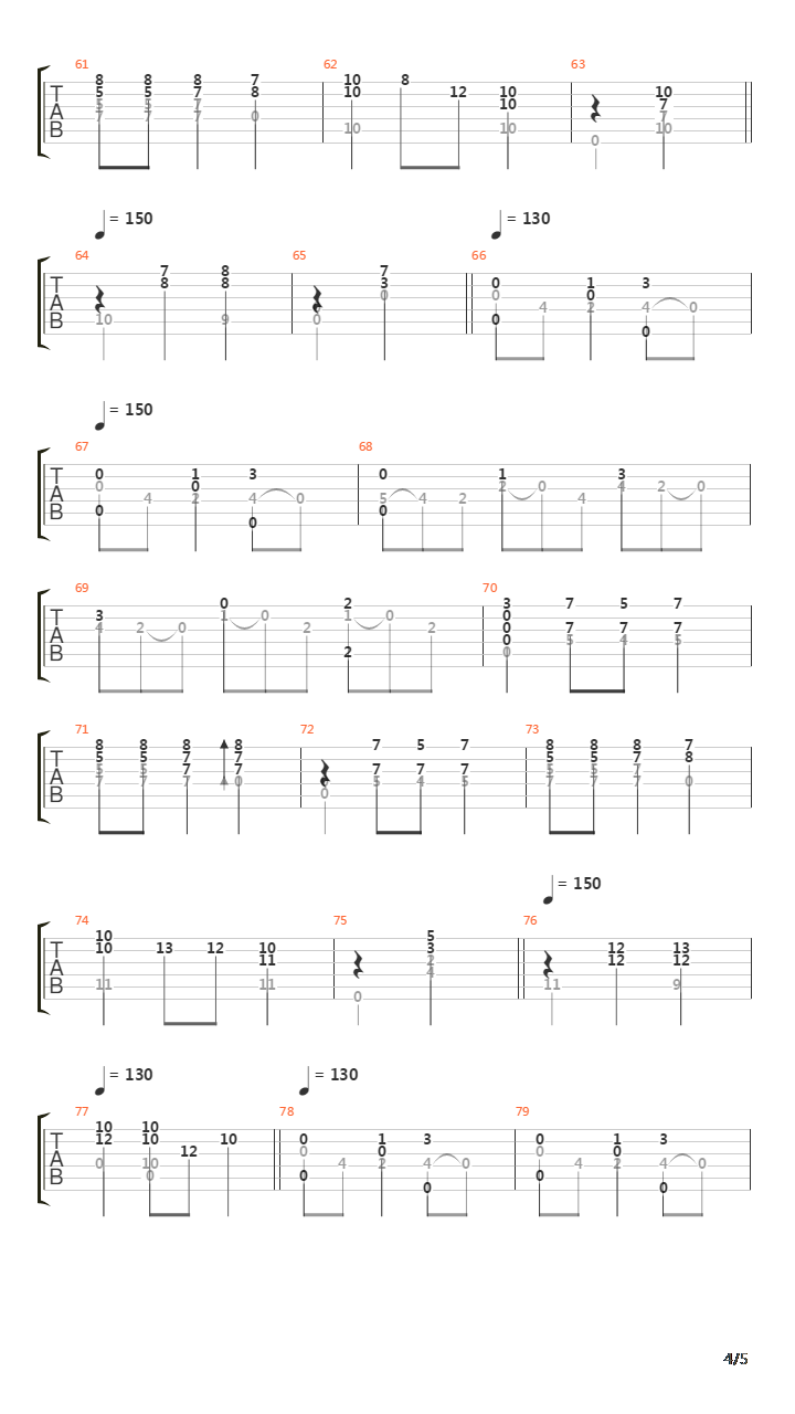 Spanish Dance No 1 Minuet吉他谱