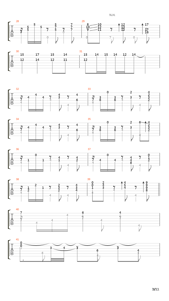 Spanish Dance No 7 Valenciana吉他谱