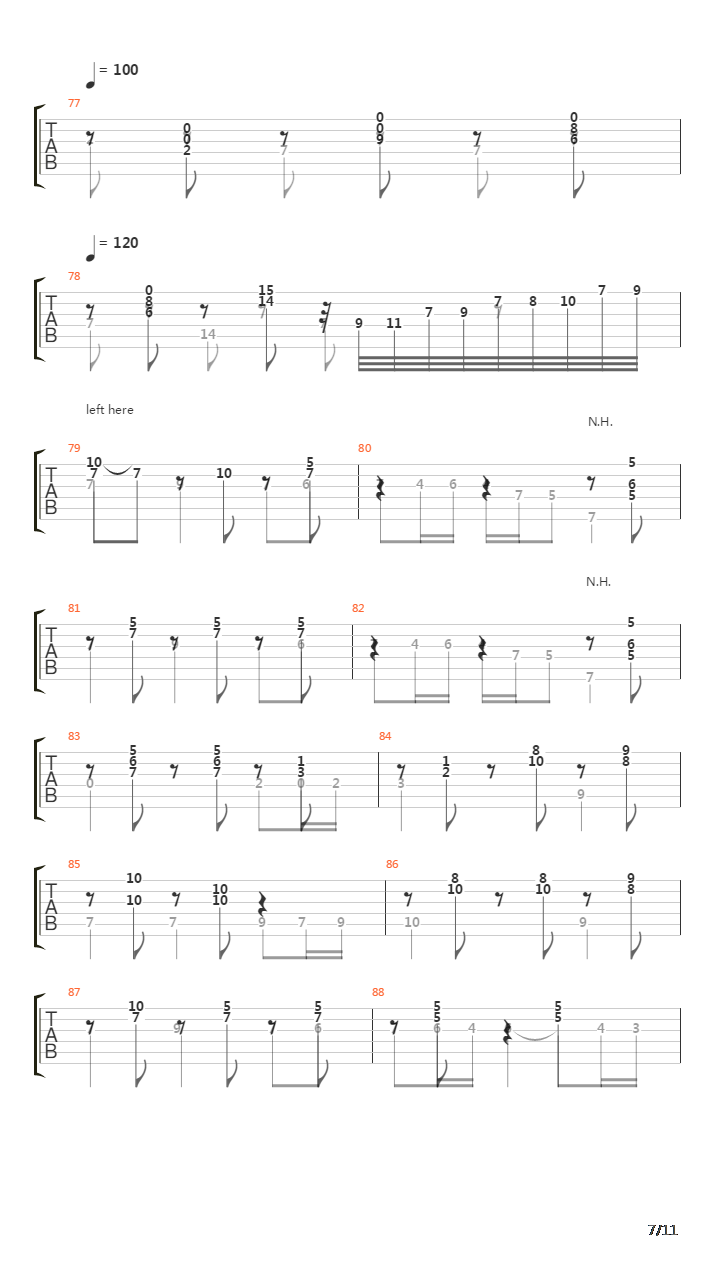 Spanish Dance No 7 Valenciana吉他谱