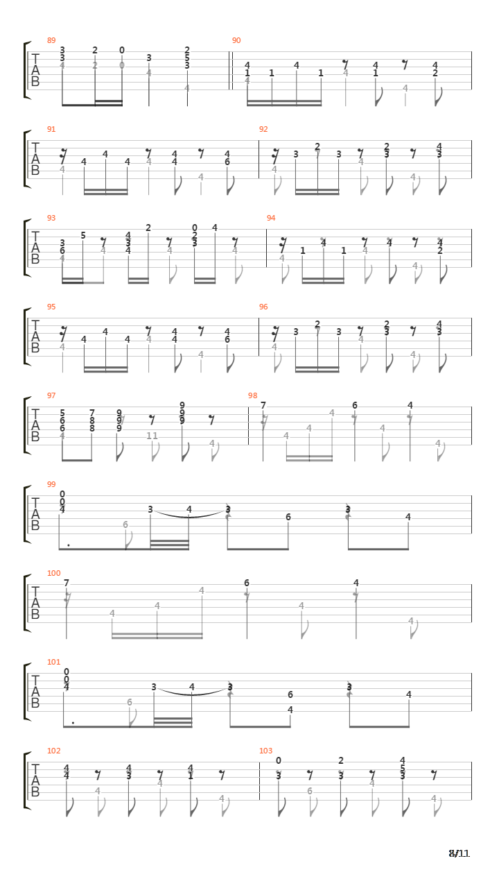 Spanish Dance No 7 Valenciana吉他谱
