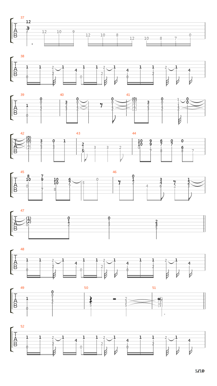 Spanish Dance No 11 Zambra吉他谱