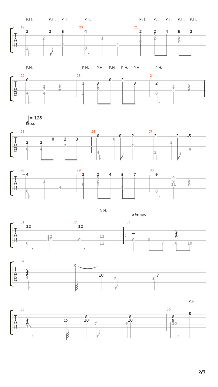 Valse Poeticos Valse I吉他谱