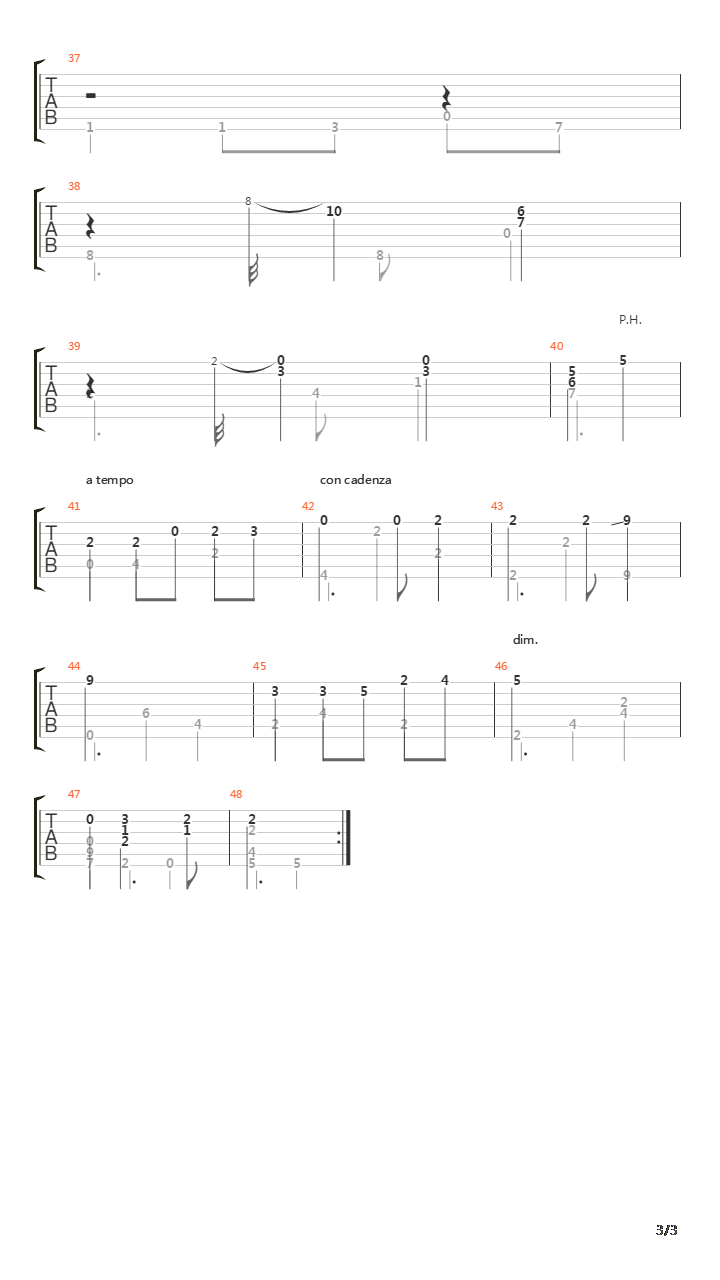 Valse Poeticos Valse I吉他谱
