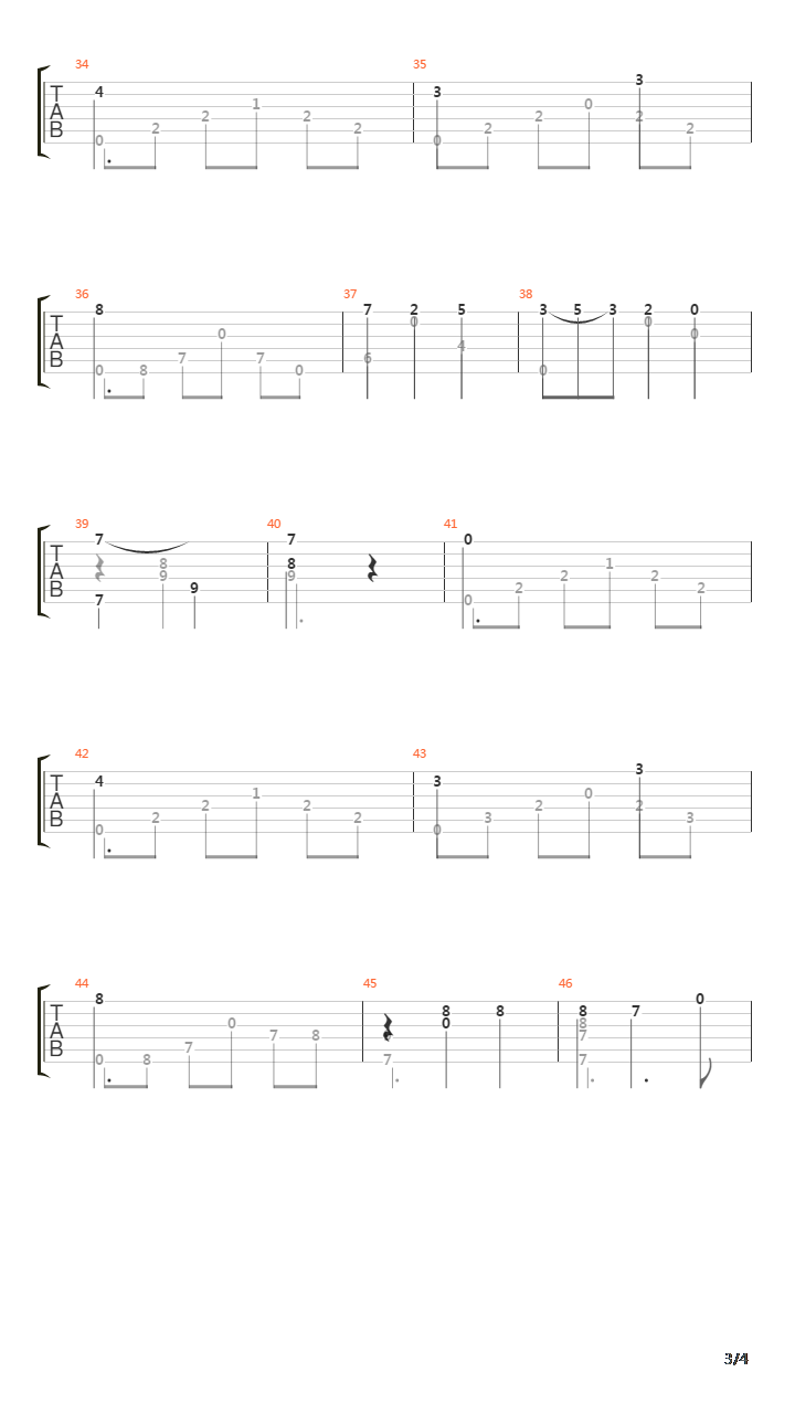 Valses Poeticos No 6吉他谱