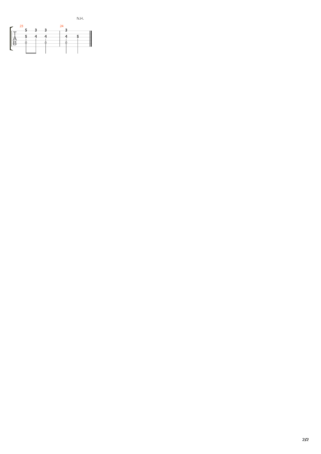 Villanesca吉他谱