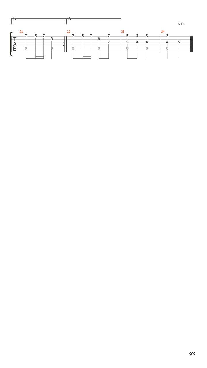 Villanesca吉他谱
