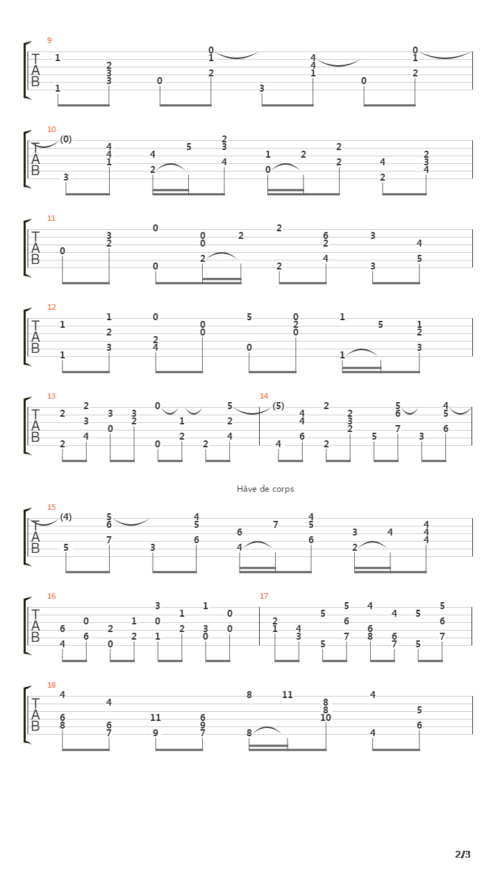 Gnossienne 6吉他谱