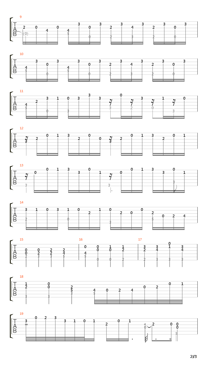 Sonata In G 1 Prelude吉他谱