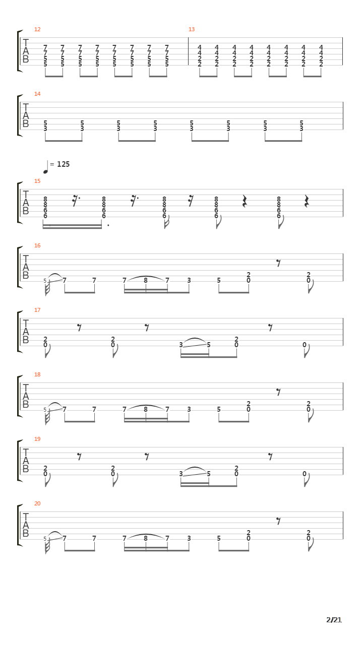 Hell And Back吉他谱