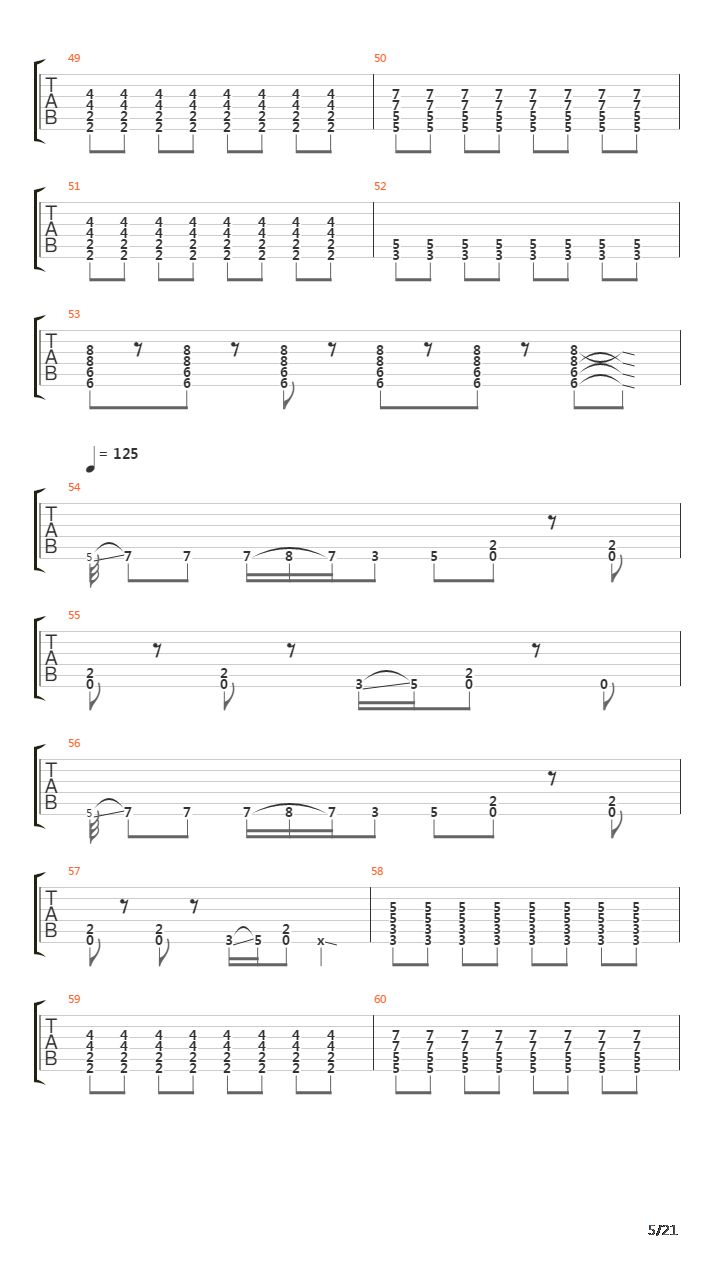 Hell And Back吉他谱