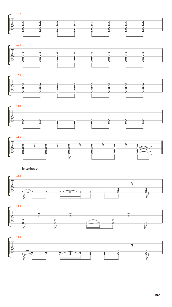 Hell And Back吉他谱