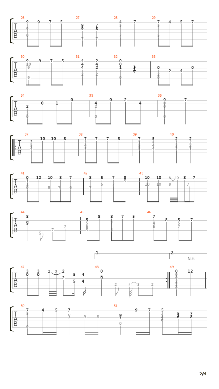 Siete Piezas De Album I Segoviana吉他谱