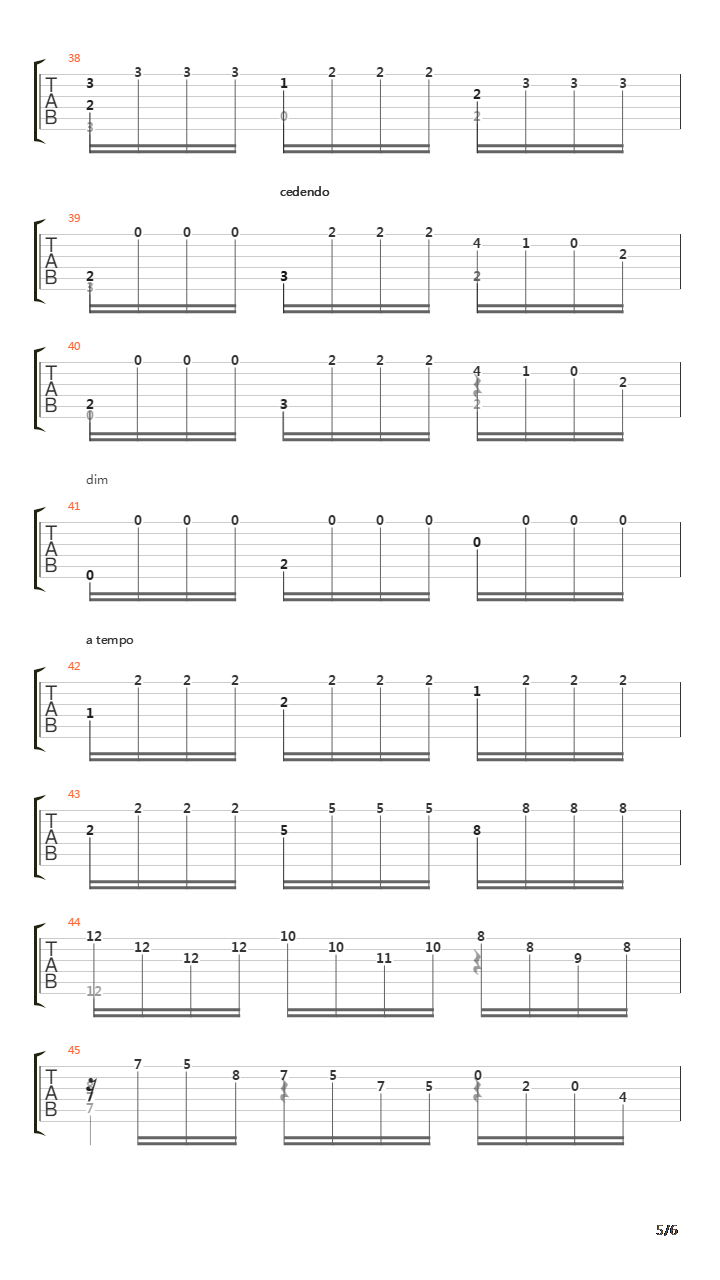 Simancas吉他谱