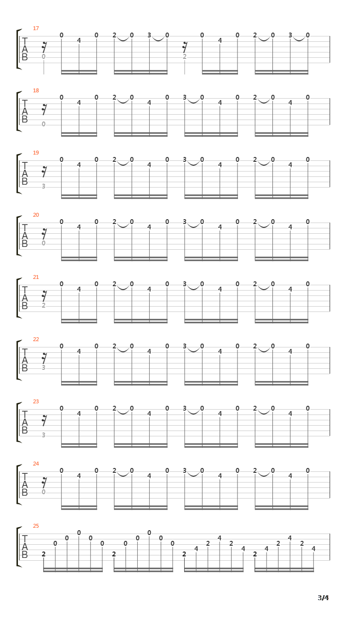 Opus 114 No 23吉他谱