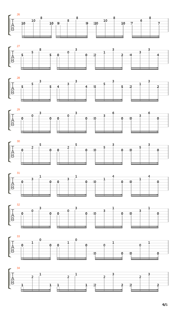 Opus 114 No 24吉他谱