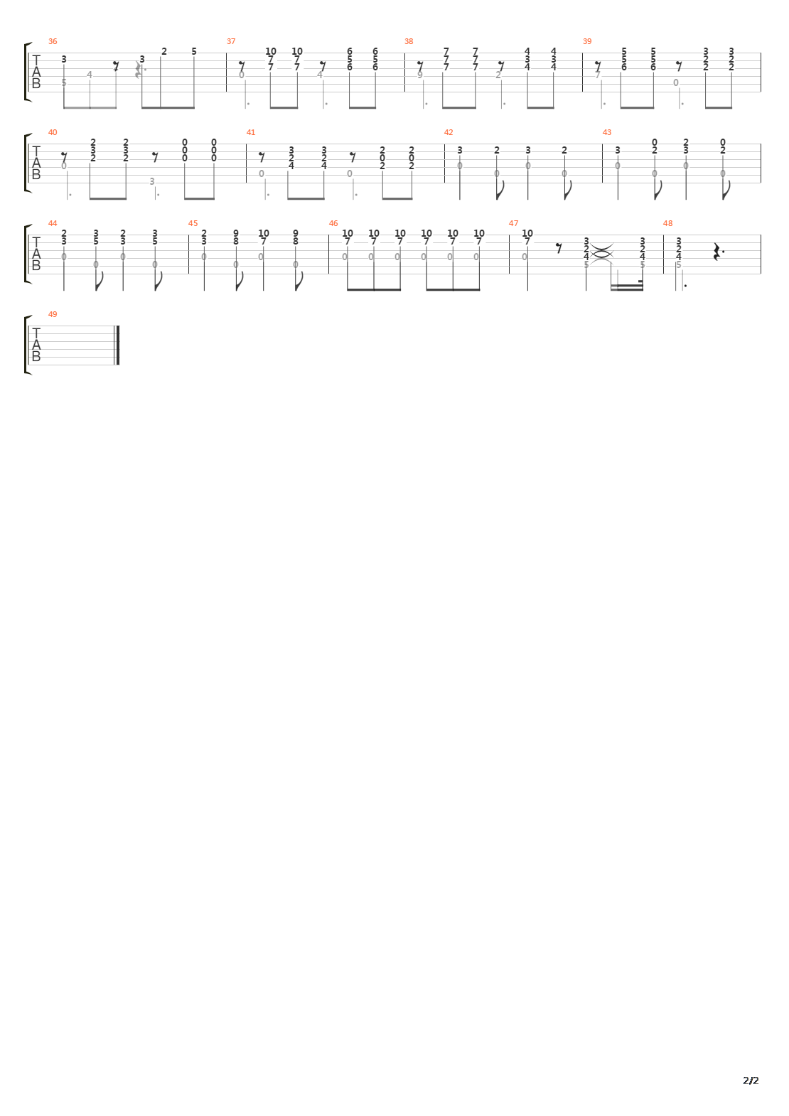 Opus 331 Allegretto吉他谱