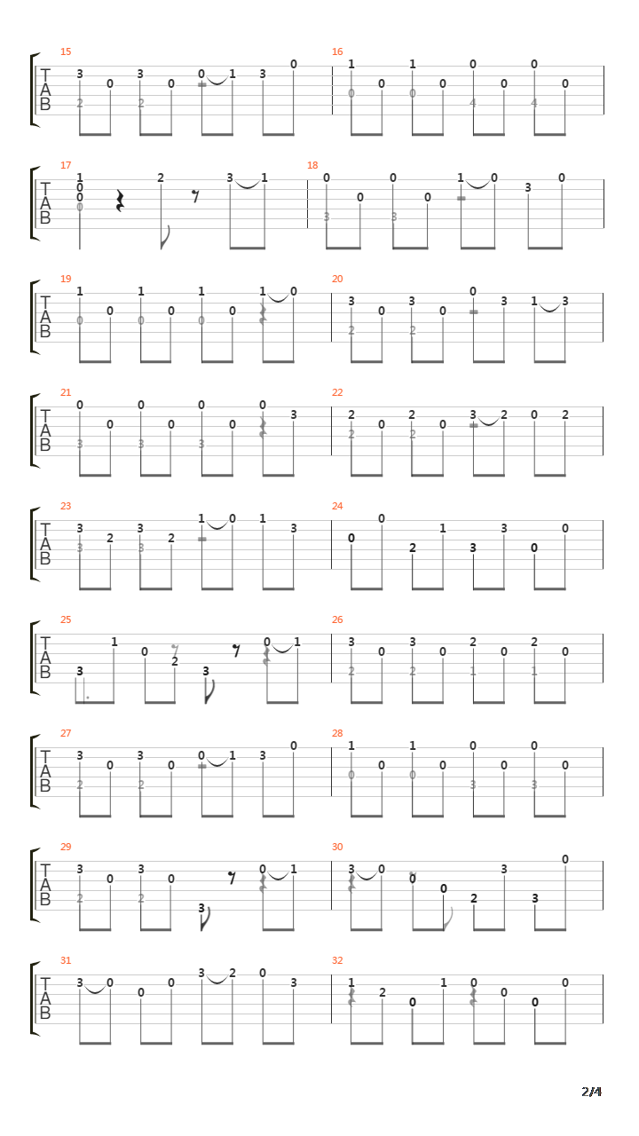 Opus 333 No 9吉他谱