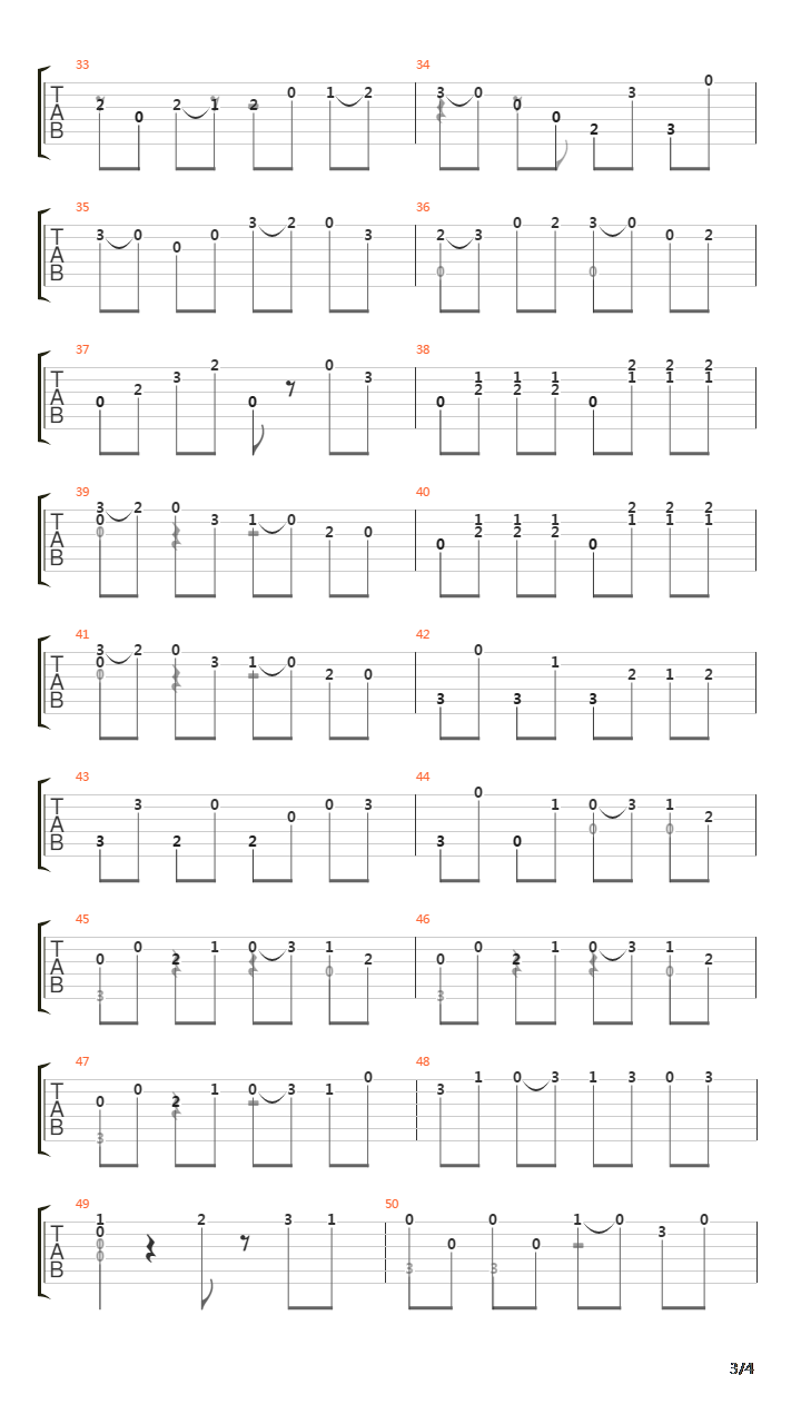 Opus 333 No 9吉他谱