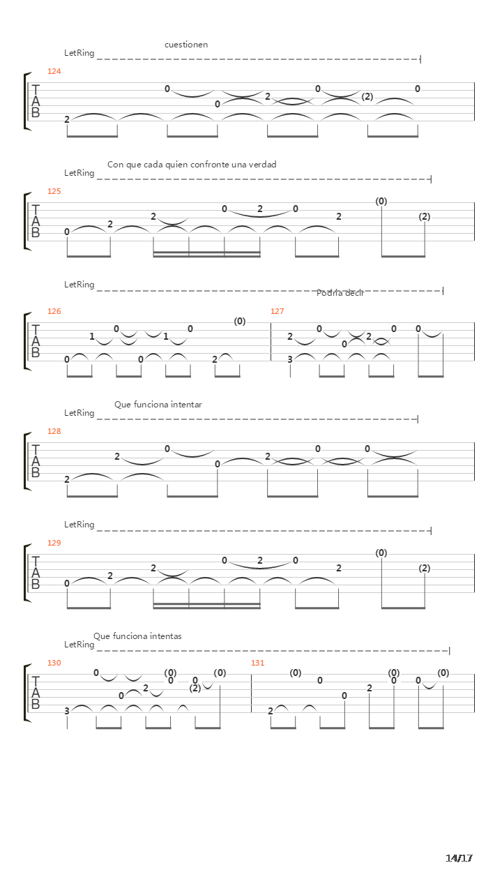 Ciudades Perdidas吉他谱