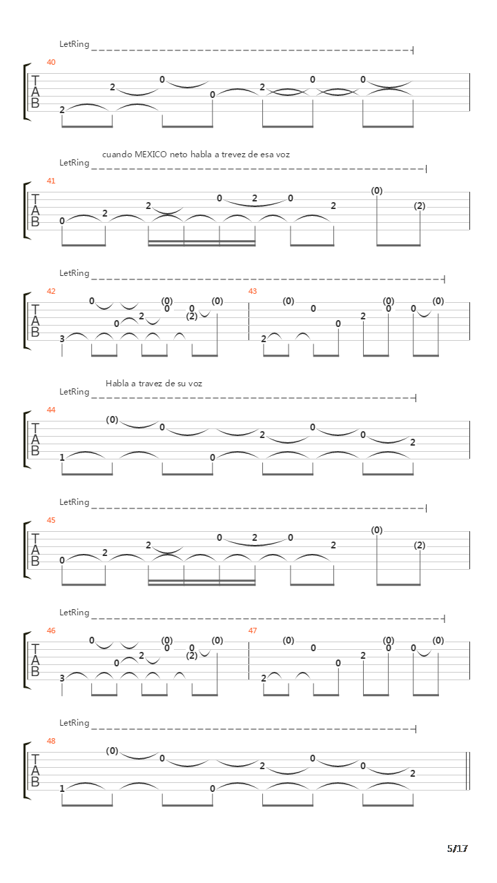 Ciudades Perdidas吉他谱