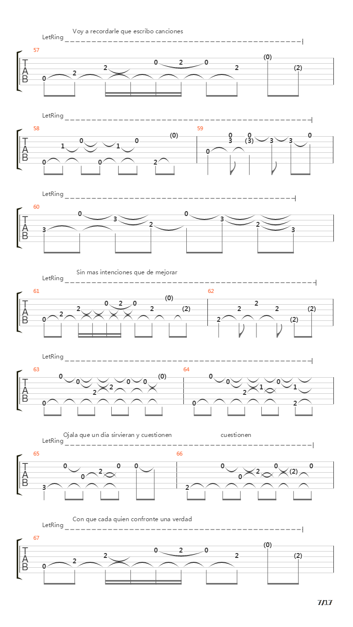 Ciudades Perdidas吉他谱