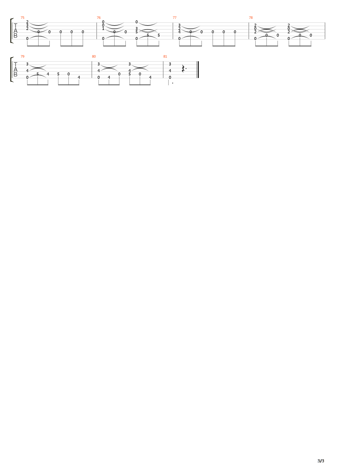 Opus 1 N 3 Allegretto In D 6 Divertimenti吉他谱