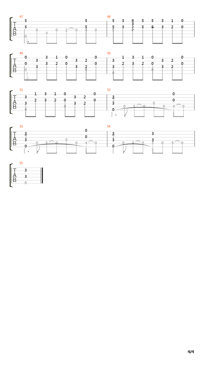 Opus 6 No 9 (Segovia Study 13)吉他谱