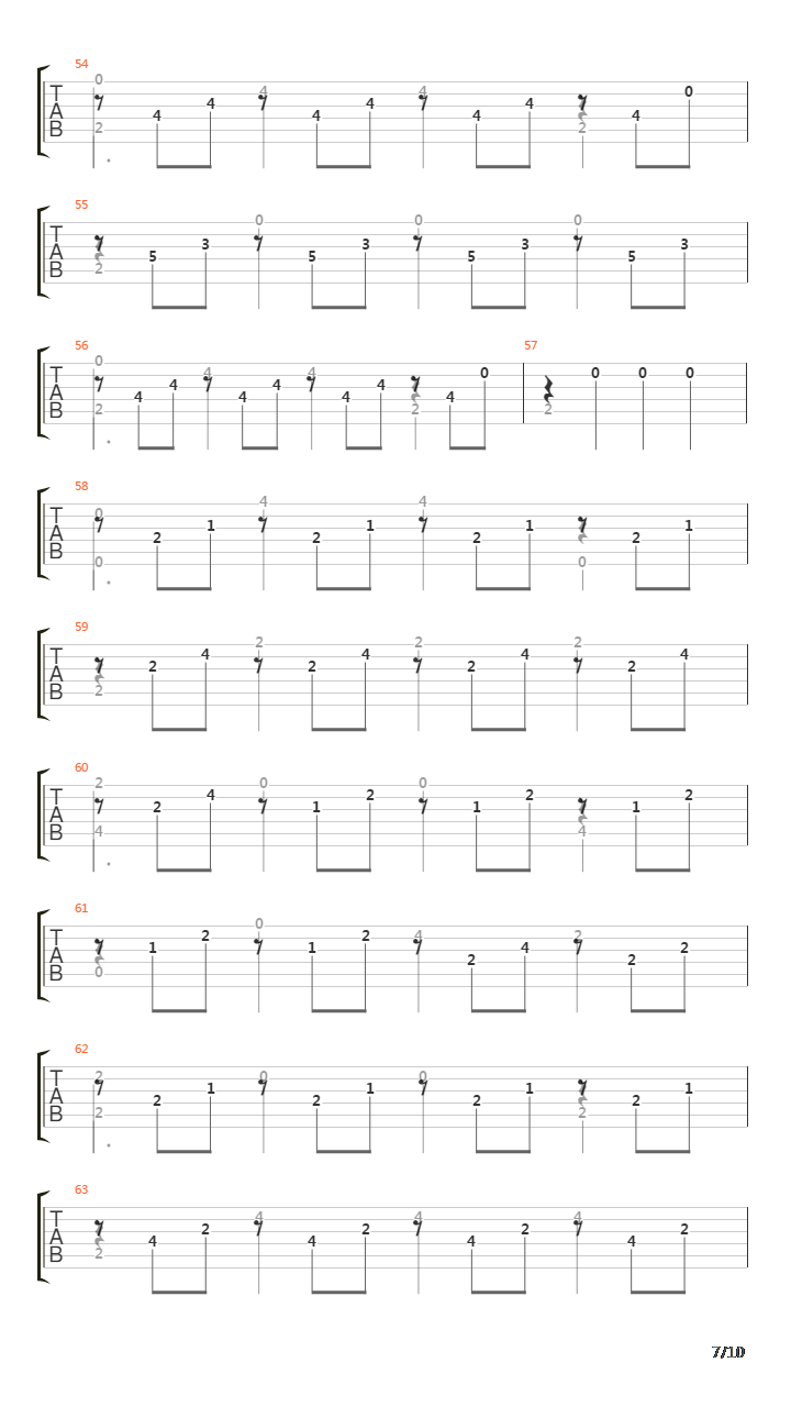 Opus 6 No 11 in E minor吉他谱