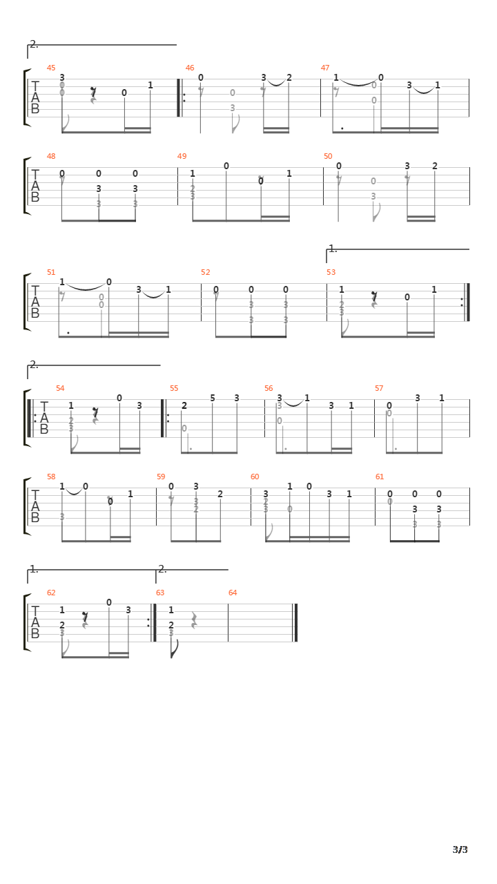 Opus 8 No 6 Waltz吉他谱