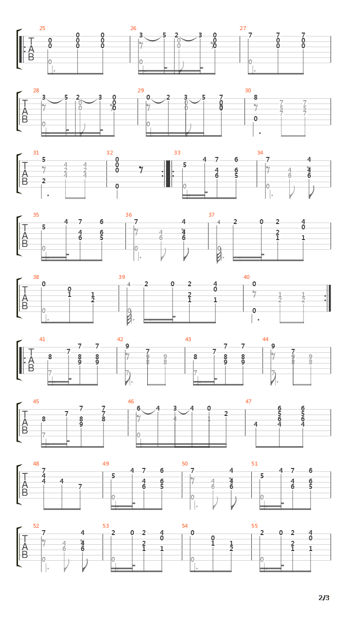 Opus 18 No 1吉他谱