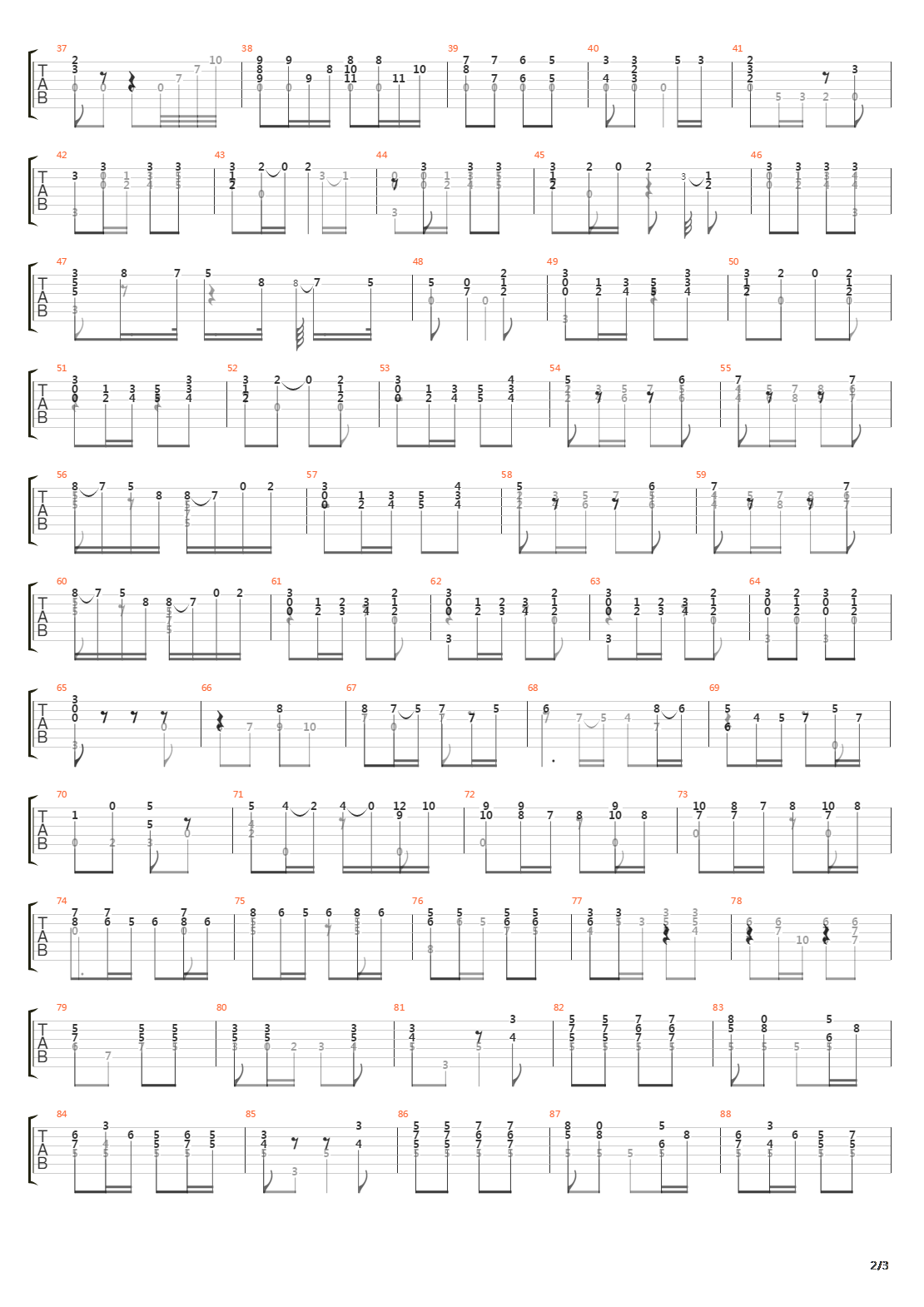 Opus 29 No 17 (Segovia Study 20)吉他谱