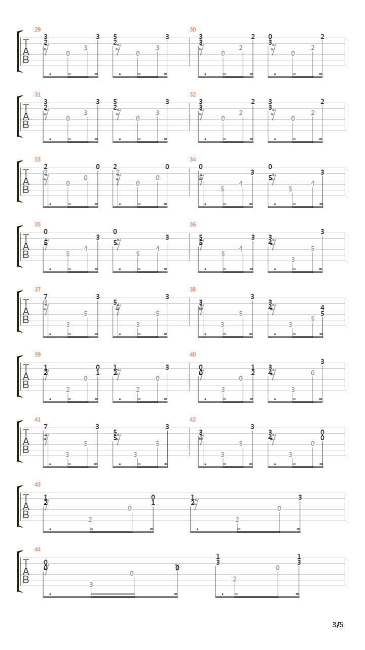 Opus 29 No 23 (Segovia Study 16)吉他谱