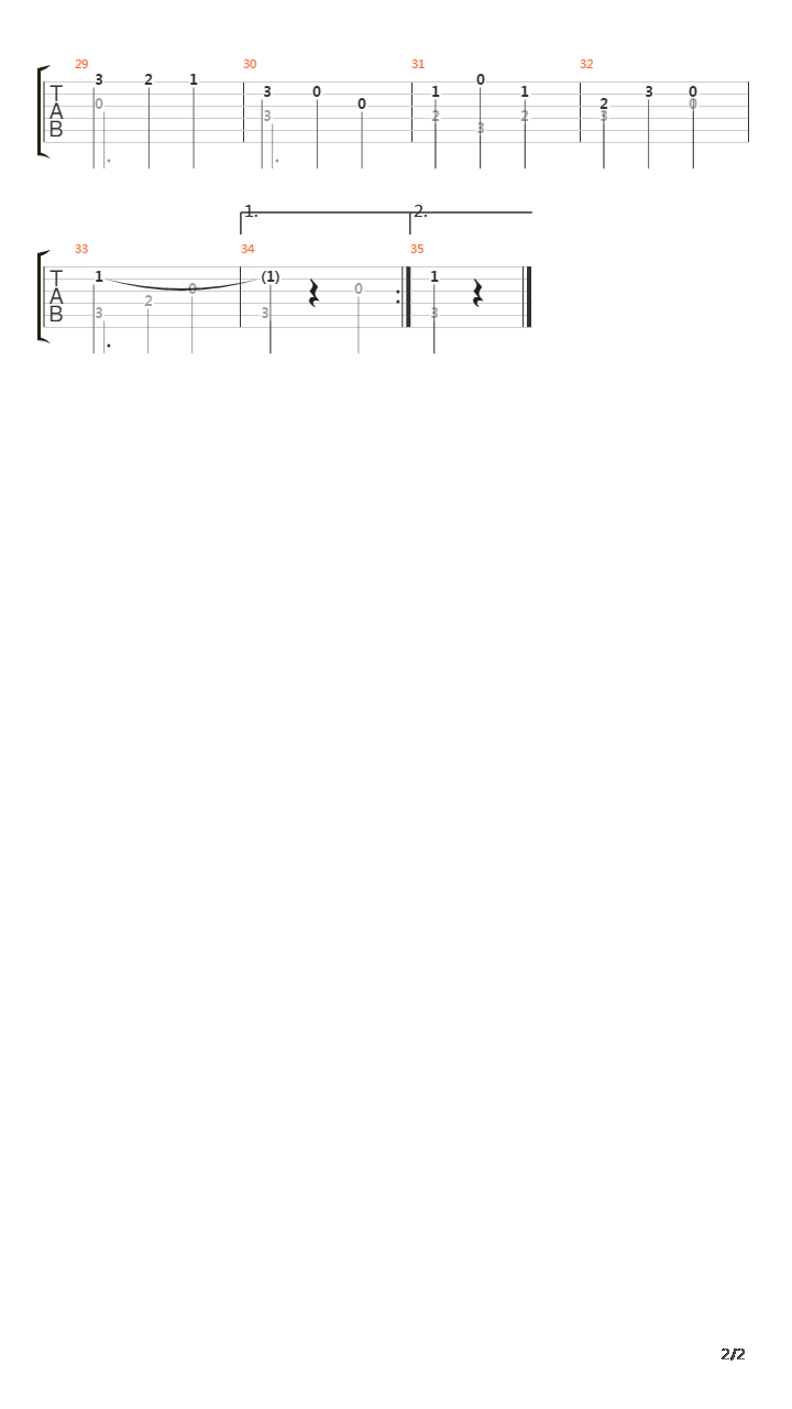 Opus 31 Lesson No 1吉他谱