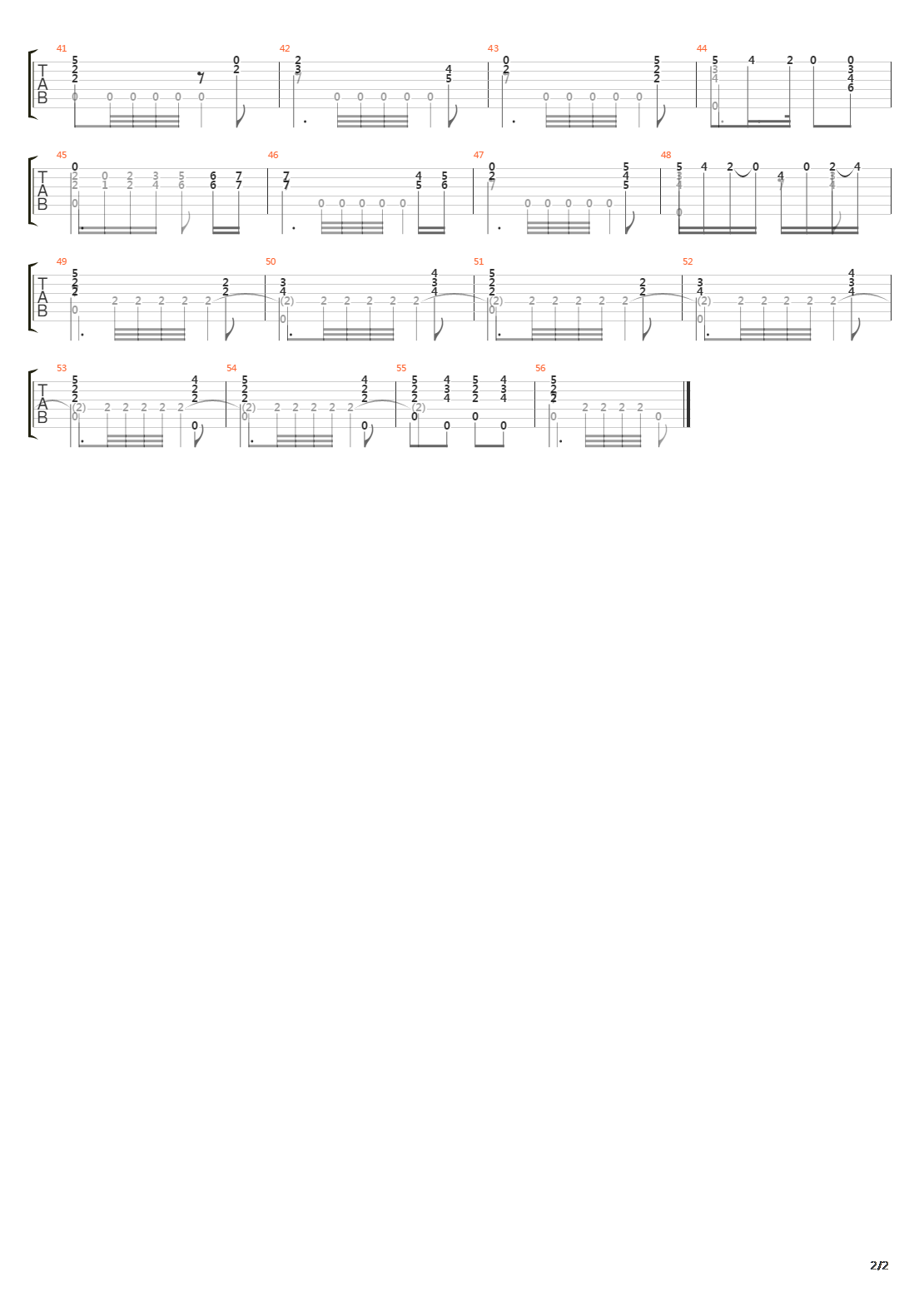 Opus 31 No 19 (Segovia Study 10)吉他谱