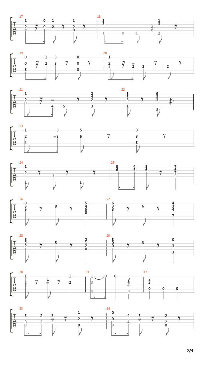 Opus 35 No 16 (Segovia Study 15)吉他谱