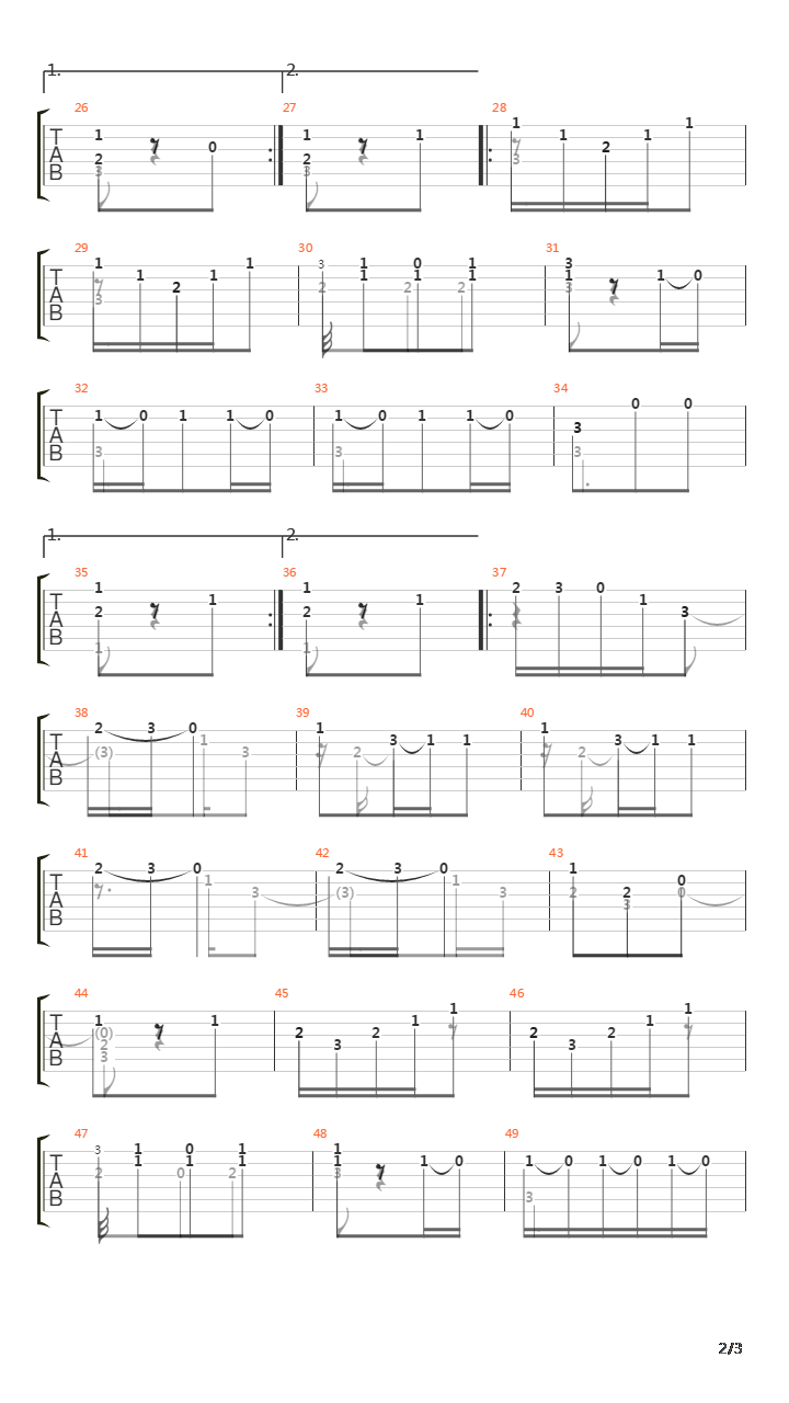Opus 57 No 6吉他谱