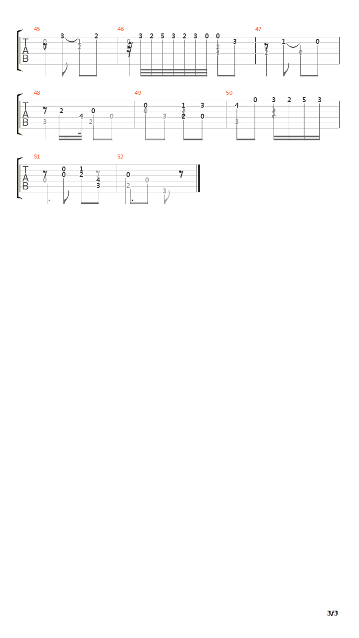 Opus 60 No 16吉他谱