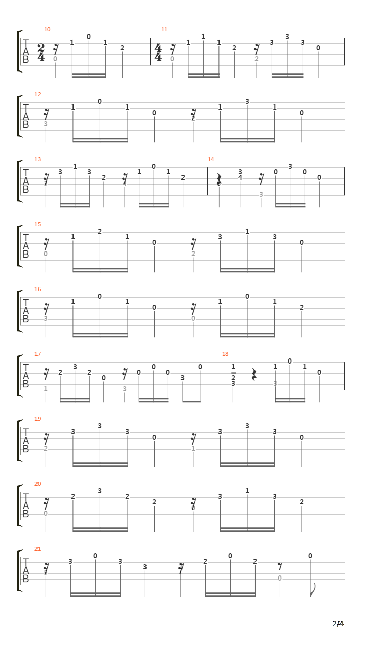 Opus 60 No 18吉他谱