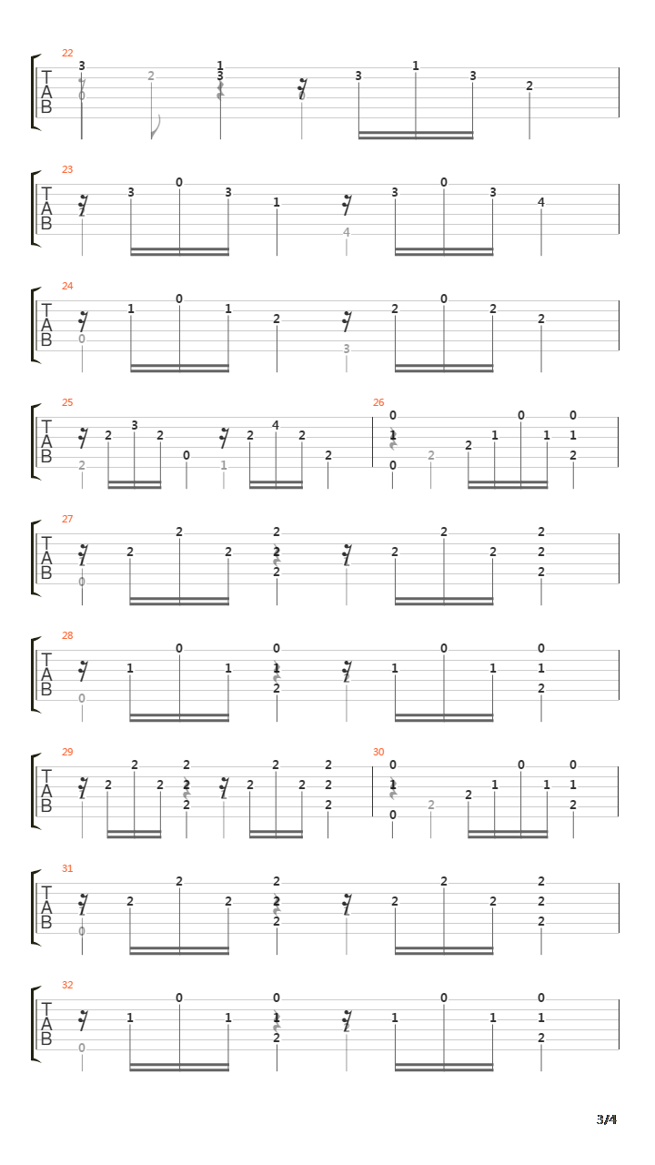 Opus 60 No 18吉他谱