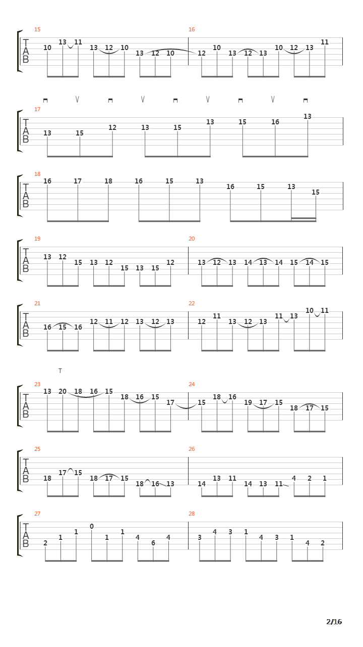 Impromptu 2 in Eb Minor吉他谱