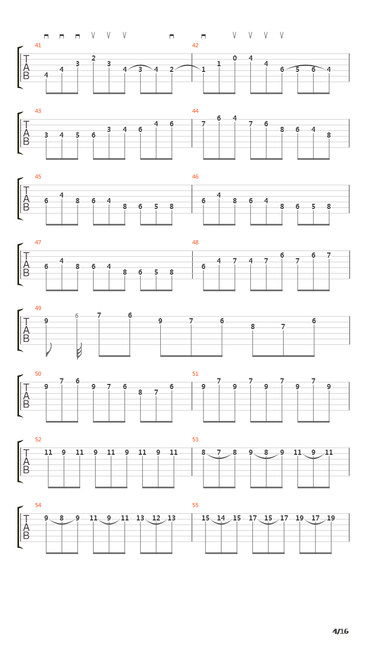 Impromptu 2 in Eb Minor吉他谱