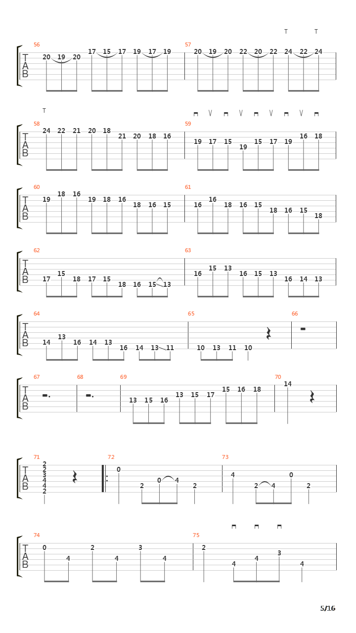 Impromptu 2 in Eb Minor吉他谱