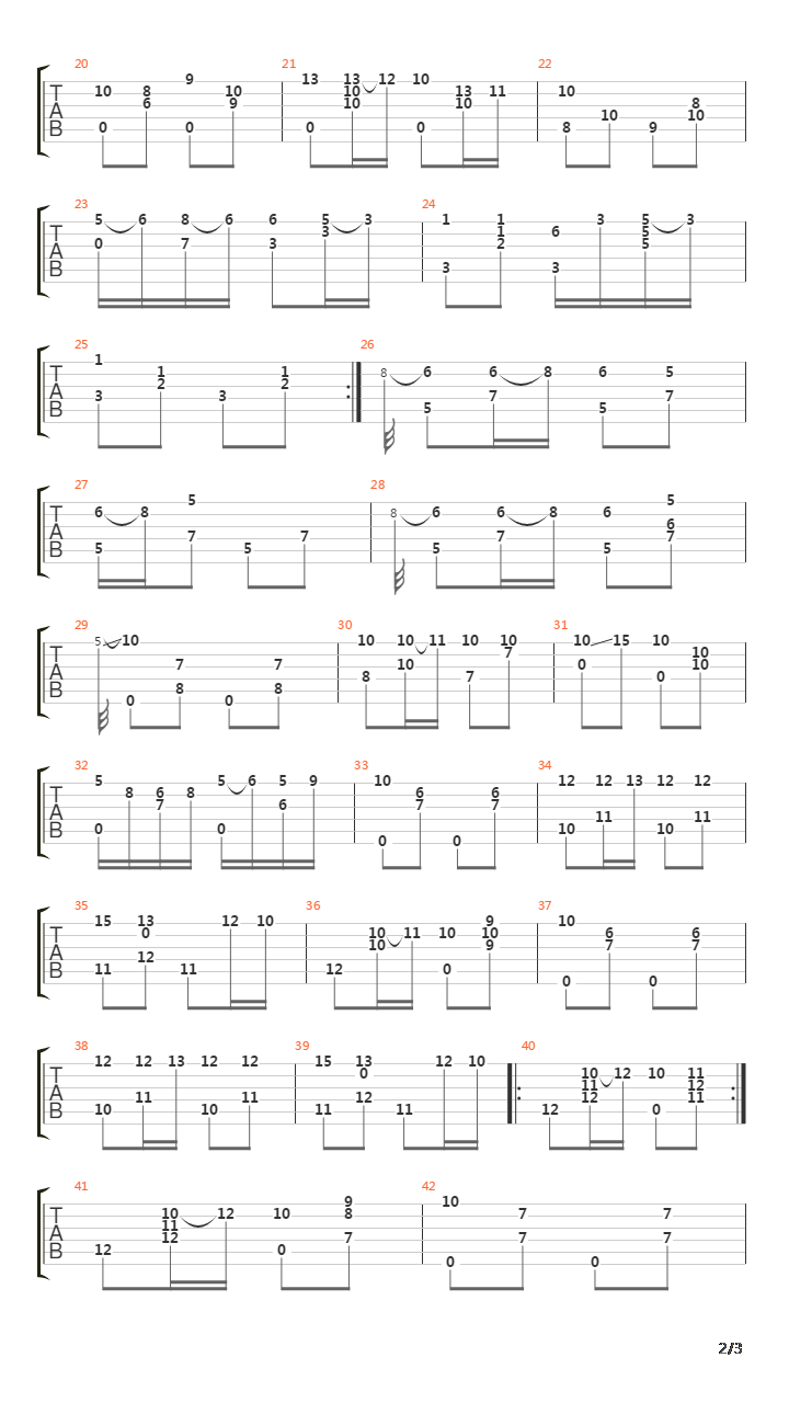 Momento Musicale Opus 94 No 2吉他谱