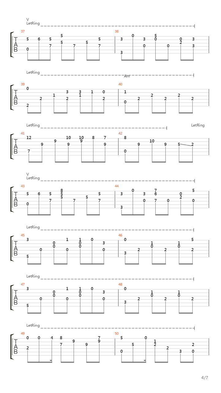 Serenade吉他谱