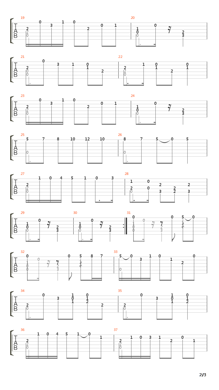 The Organ Grinder吉他谱