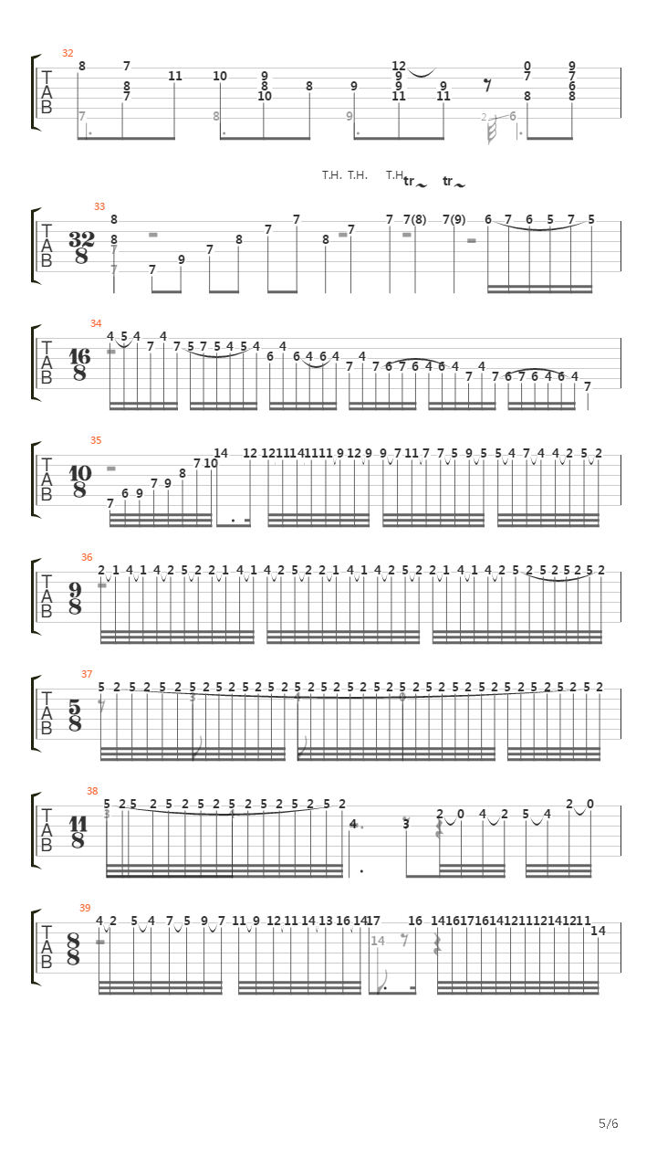 Opus 9 No 2 Nocturne吉他谱