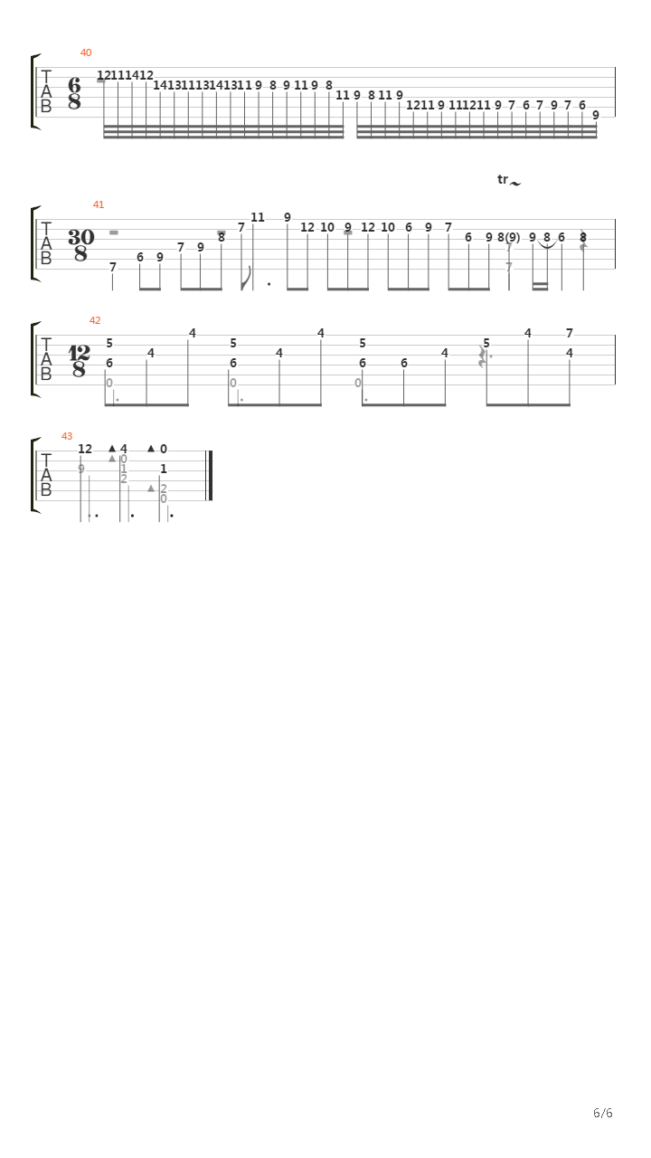 Opus 9 No 2 Nocturne吉他谱