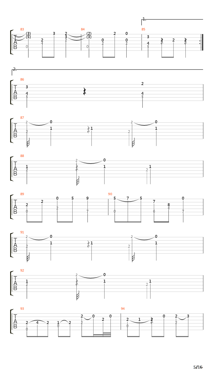 Opus 18 No 1吉他谱