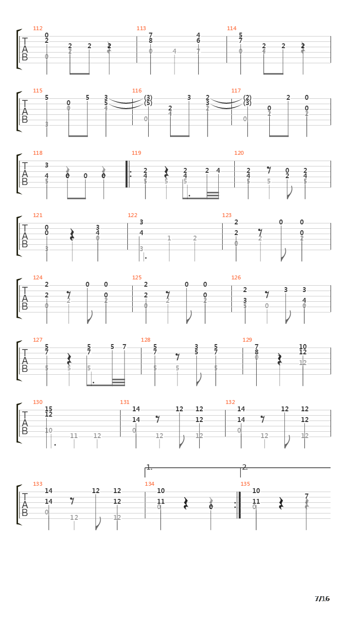 Opus 18 No 1吉他谱