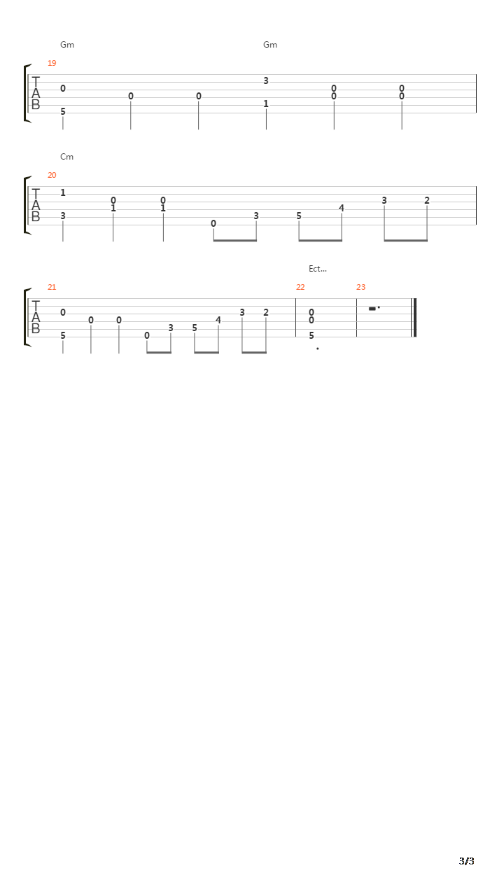 Opus 23 Ballade No 1 In G Minor吉他谱